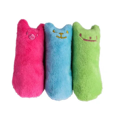 Juguete de Hierba Gatera para Gatos con Sonido y Mordedera
