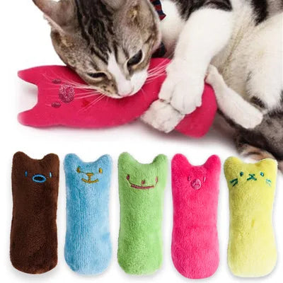 Juguete de Hierba Gatera para Gatos con Sonido y Mordedera