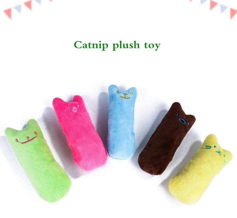 Juguete de Hierba Gatera para Gatos con Sonido y Mordedera