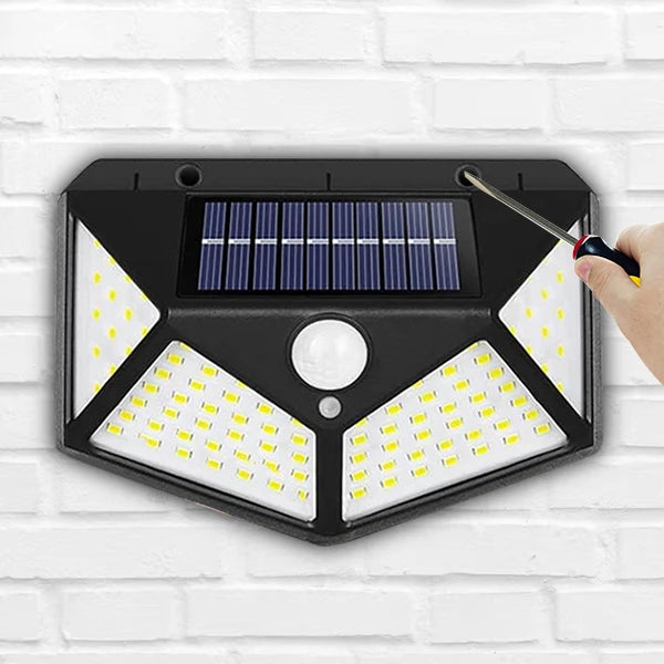 Lámpara solar con sensor de movimiento