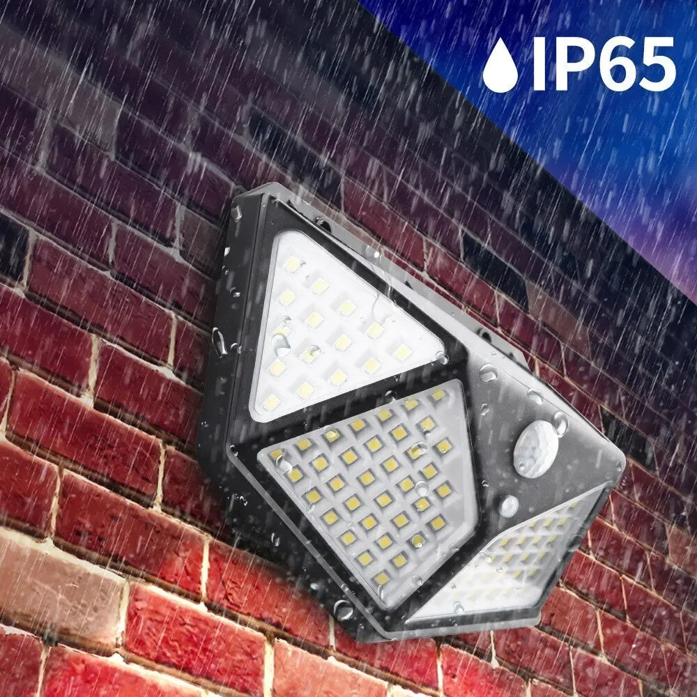 Lámpara solar con sensor de movimiento