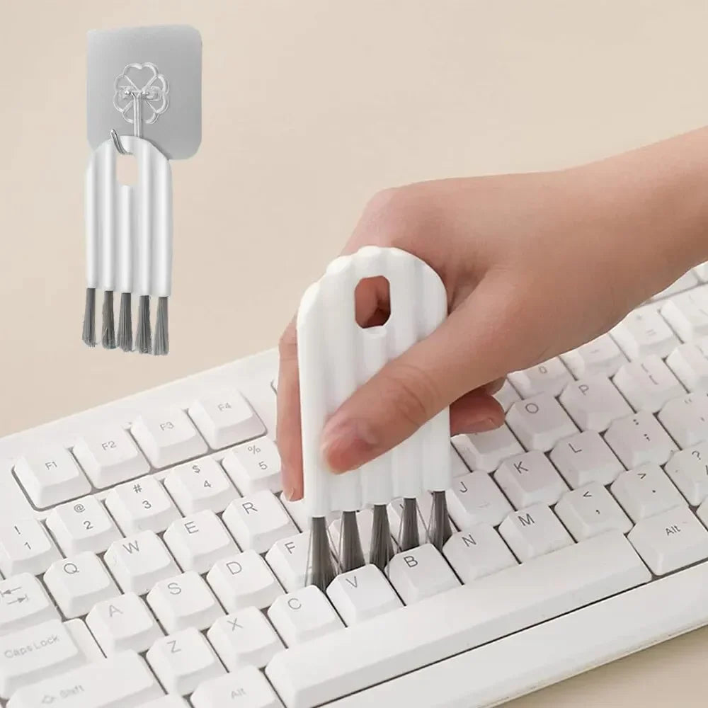 🧹 Cepillo Flexible Multifuncional para Teclado, Computadora y Espacios Difíciles