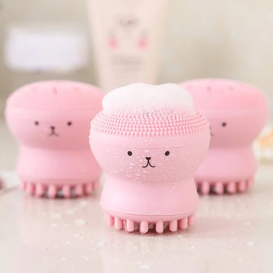 ✨ Cepillo Facial de Silicona para Limpieza Profunda y Exfoliación Suave