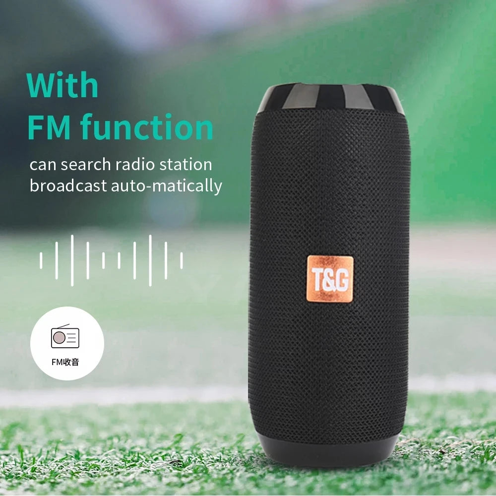 ALTAVOZ BLUETOOTH PORTÁTIL INALÁMBRICO CON RADIO FM