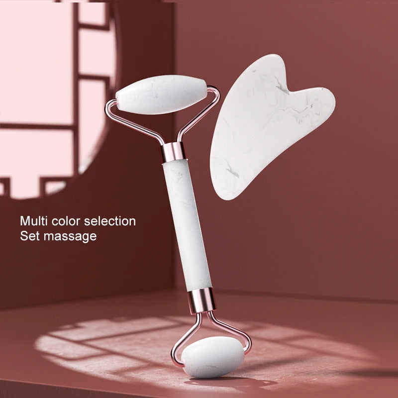 ✨ Rodillo Facial de Resina y Tablero de Masaje para Cuidado de la Piel