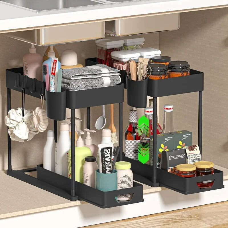 Organizador Multifuncional de Cocina y Baño de 2 Niveles
