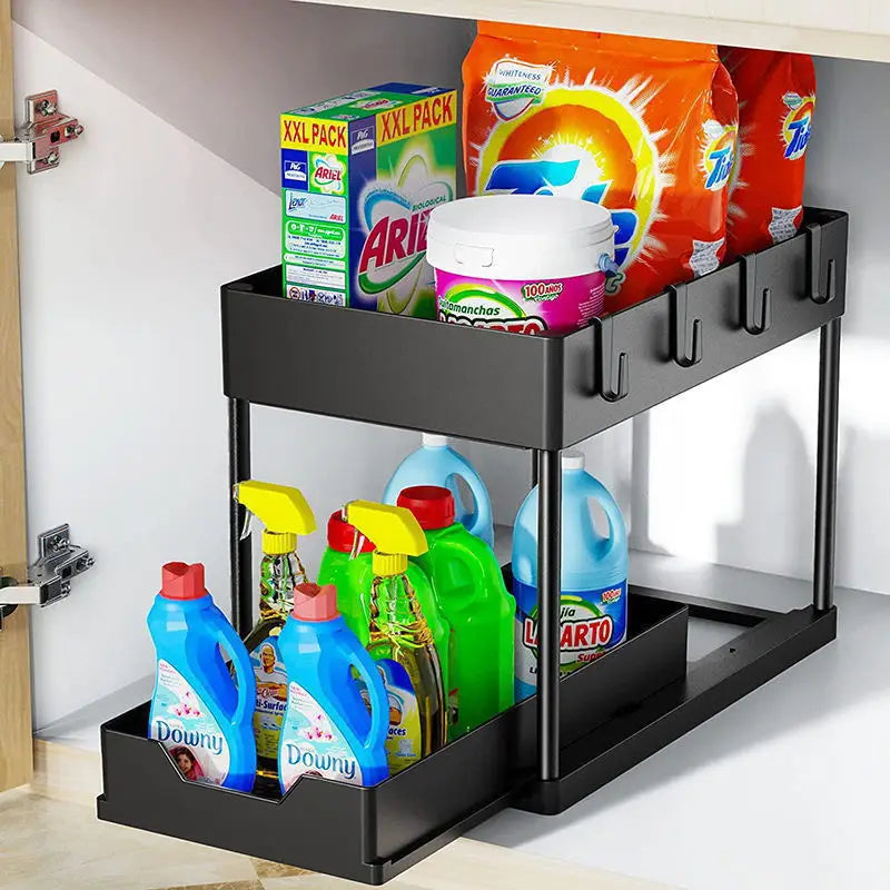 Organizador Multifuncional de Cocina y Baño de 2 Niveles