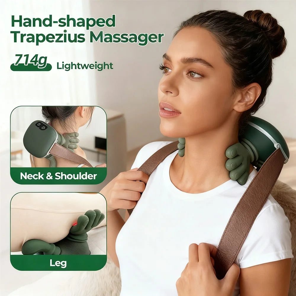💆‍♂️ Masajeador Biónico Inalámbrico para Cuello, Hombros y Trapecio