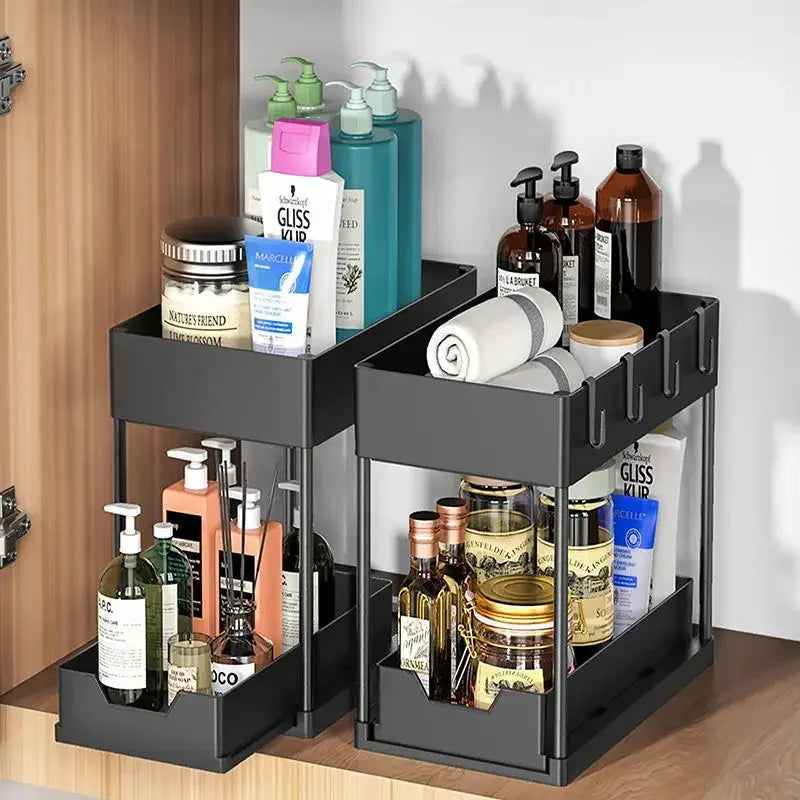 Organizador Multifuncional de Cocina y Baño de 2 Niveles