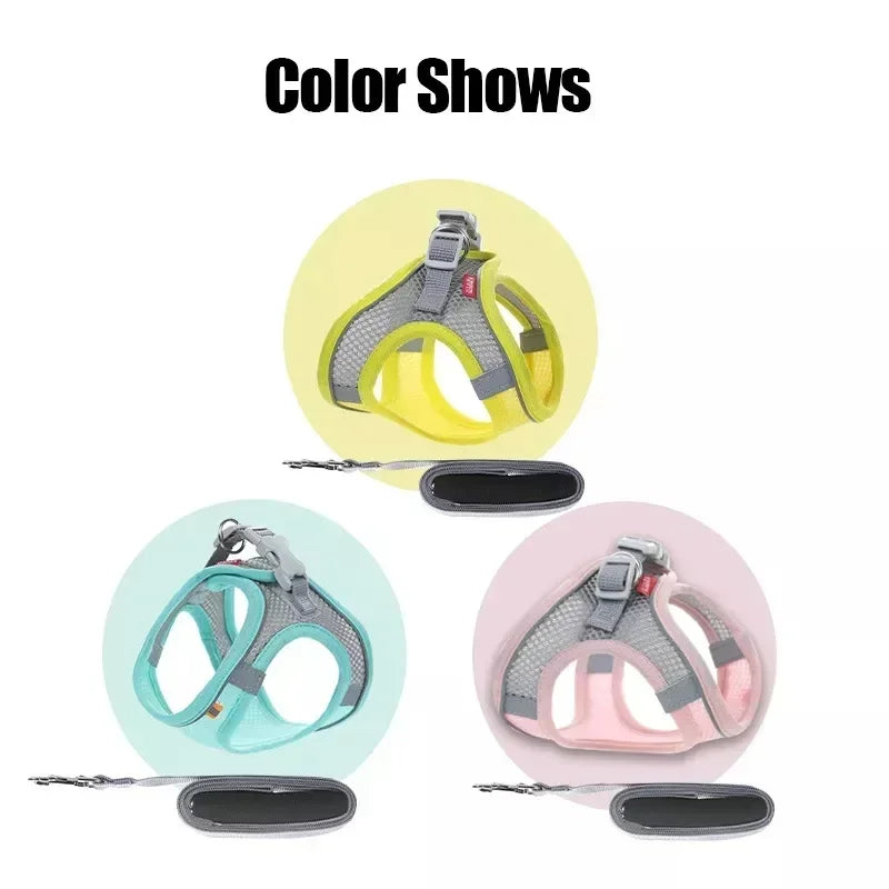 Chaleco de Seguridad para Mascotas con Correa Ajustable