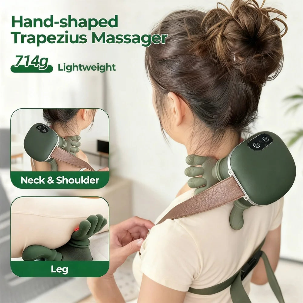 💆‍♂️ Masajeador Biónico Inalámbrico para Cuello, Hombros y Trapecio