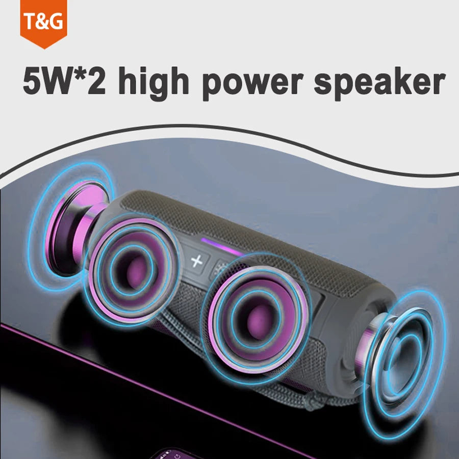ALTAVOZ BLUETOOTH PORTÁTIL INALÁMBRICO CON RADIO FM