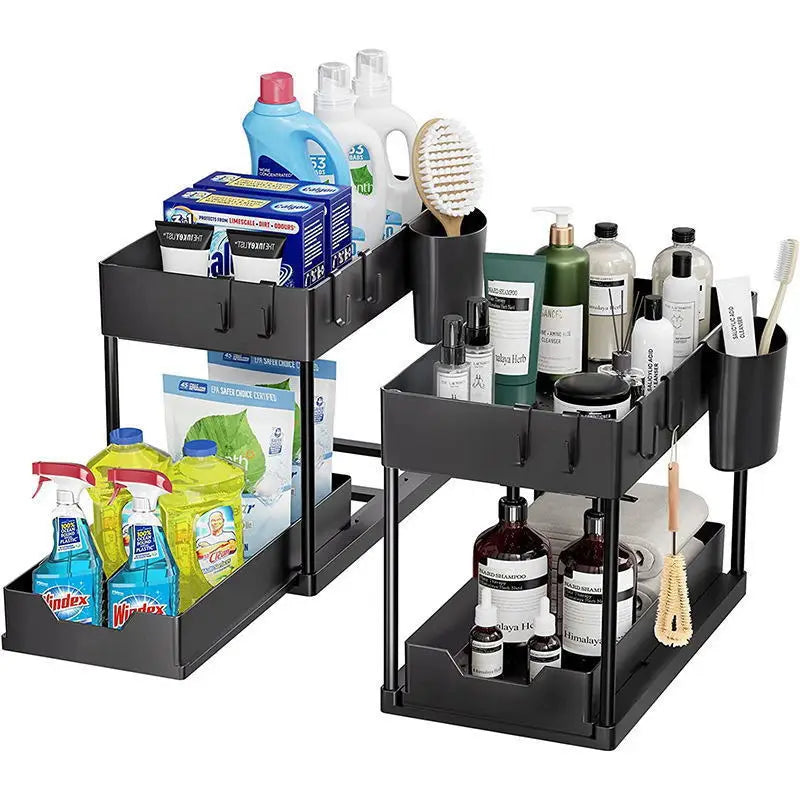 Organizador Multifuncional de Cocina y Baño de 2 Niveles