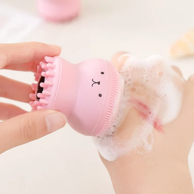 ✨ Cepillo Facial de Silicona para Limpieza Profunda y Exfoliación Suave