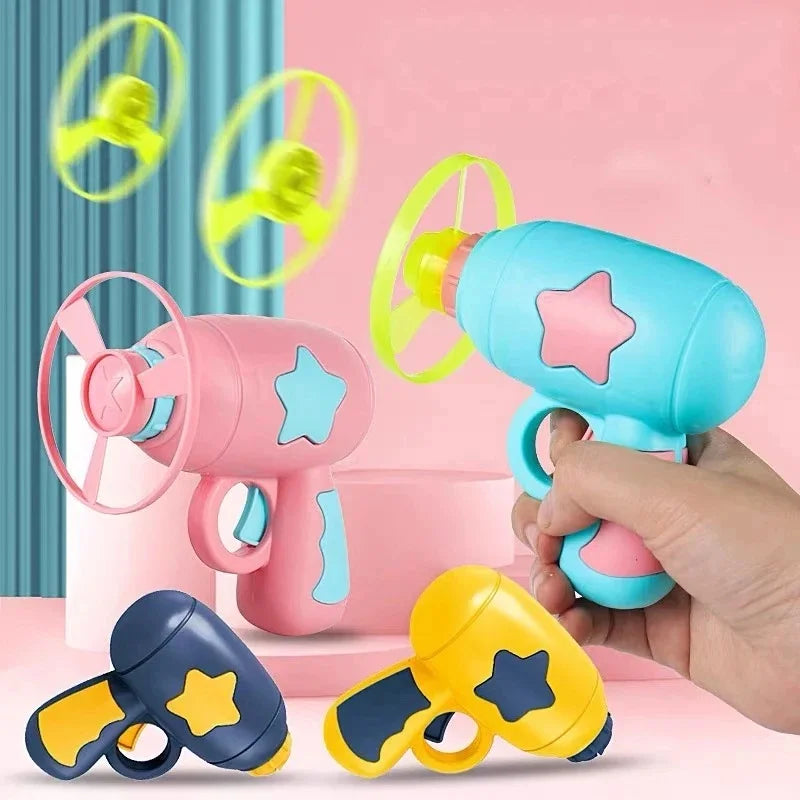 Mini Pistola Lanza Discos para Gatos – Juguete Interactivo de Entrenamiento y Diversión