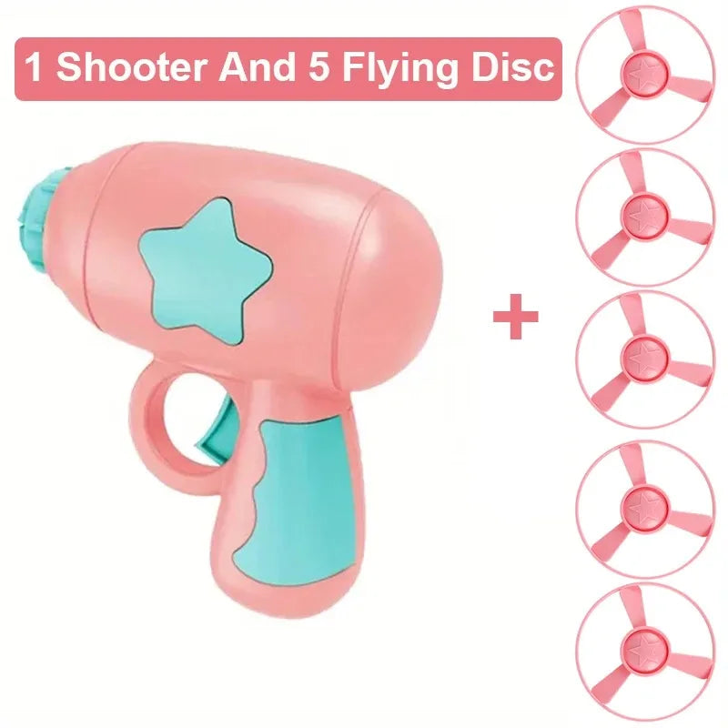 Mini Pistola Lanza Discos para Gatos – Juguete Interactivo de Entrenamiento y Diversión