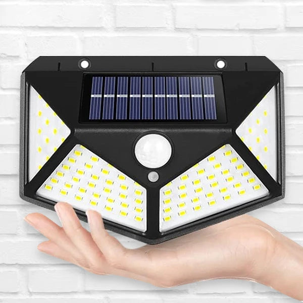 Lámpara solar con sensor de movimiento