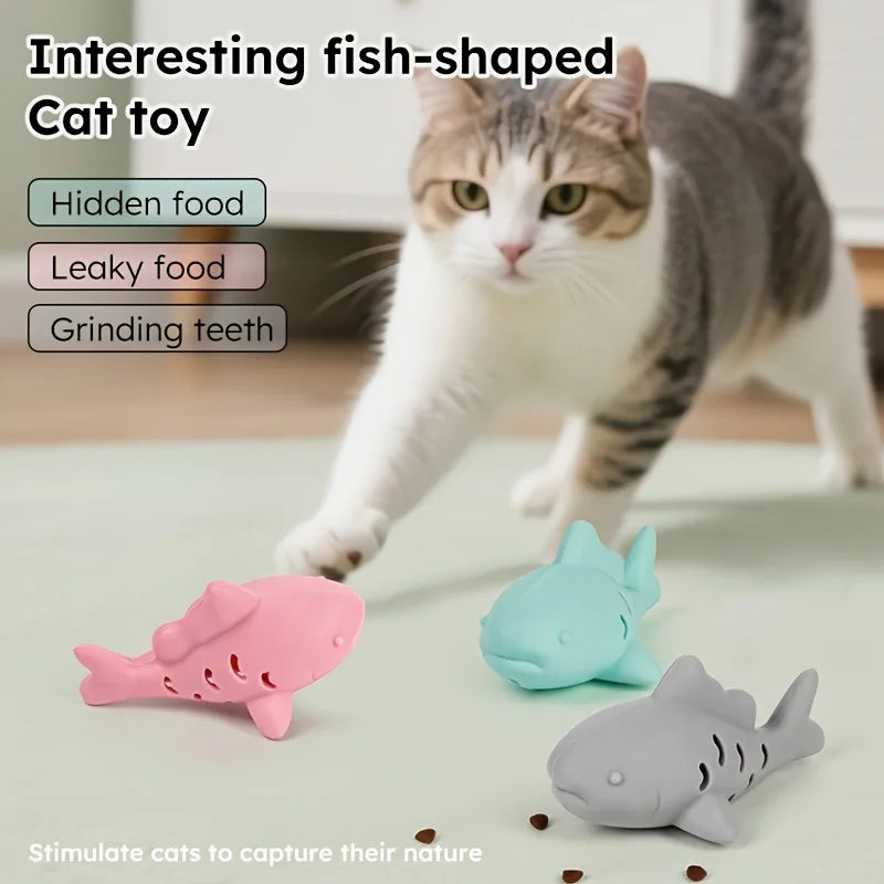 Juguete Interactivo para Perros y Gatos – Dispensador de Premios y Limpieza Dental