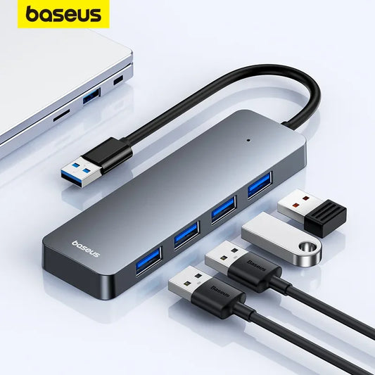 Hub USB 3.0 Baseus de 4 Puertos