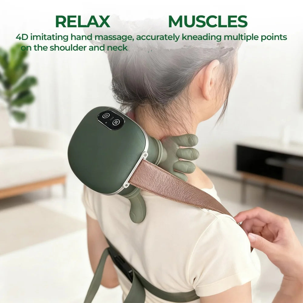 💆‍♂️ Masajeador Biónico Inalámbrico para Cuello, Hombros y Trapecio