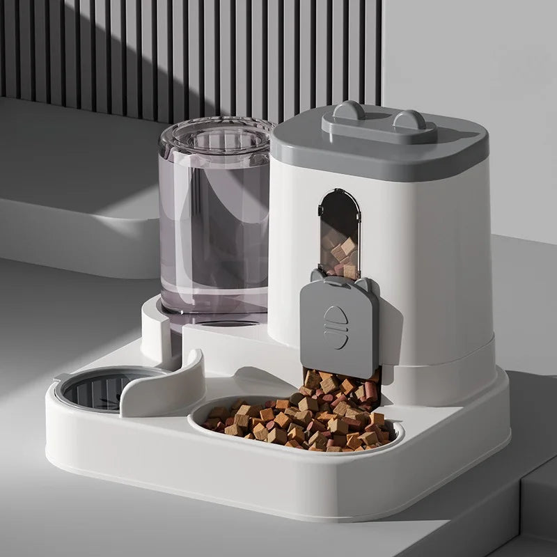 Comedero Automático para Gatos con Dispensador de Agua