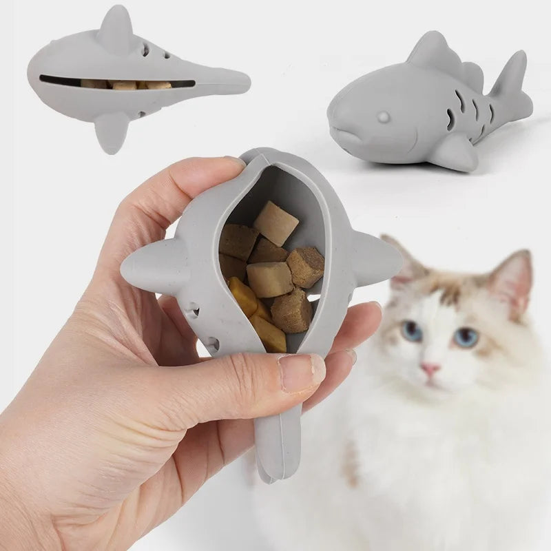 Juguete Interactivo para Perros y Gatos – Dispensador de Premios y Limpieza Dental