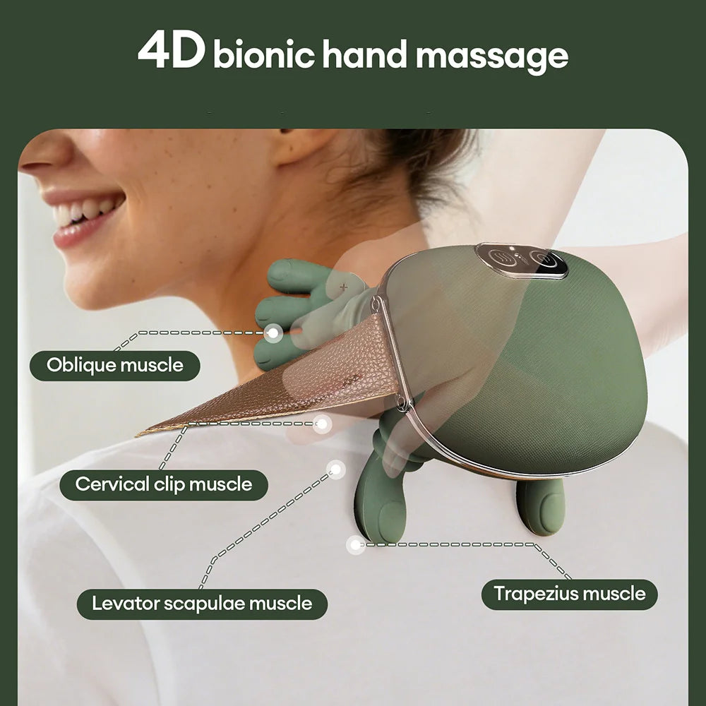 💆‍♂️ Masajeador Biónico Inalámbrico para Cuello, Hombros y Trapecio