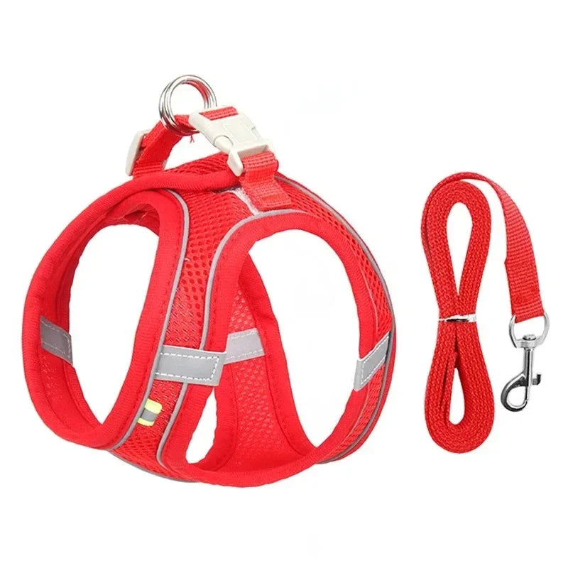 Chaleco de Seguridad para Mascotas con Correa Ajustable