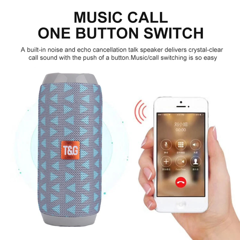 ALTAVOZ BLUETOOTH PORTÁTIL INALÁMBRICO CON RADIO FM