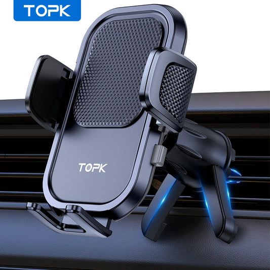 TOPK Soporte Universal para Teléfono de Coche con Clip de Ventilación