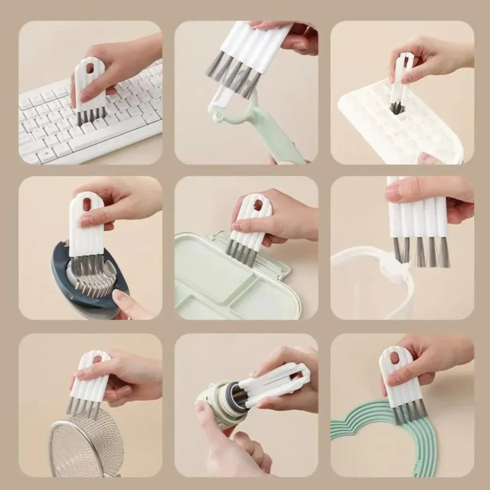 🧹 Cepillo Flexible Multifuncional para Teclado, Computadora y Espacios Difíciles