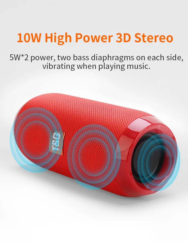 ALTAVOZ BLUETOOTH PORTÁTIL INALÁMBRICO CON RADIO FM