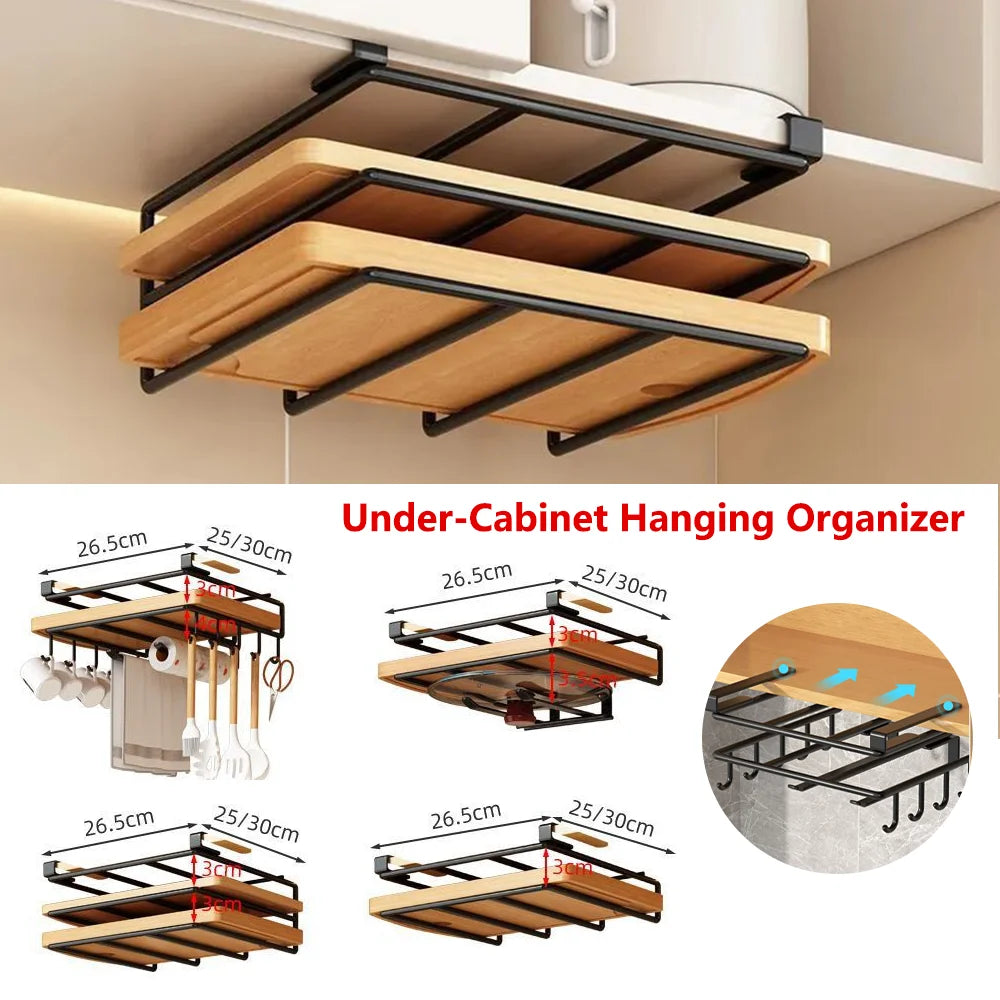Estante Colgante Multifuncional para Cocina
