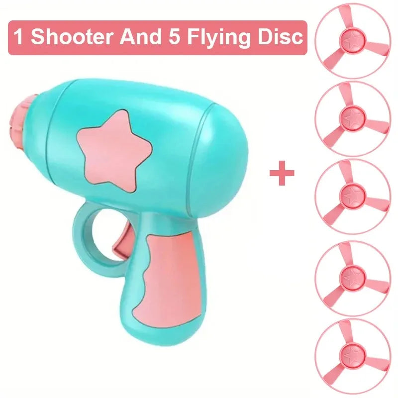 Mini Pistola Lanza Discos para Gatos – Juguete Interactivo de Entrenamiento y Diversión