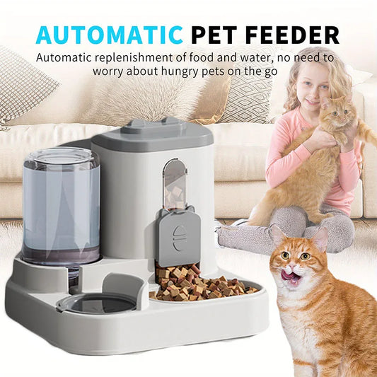 Comedero Automático para Gatos con Dispensador de Agua