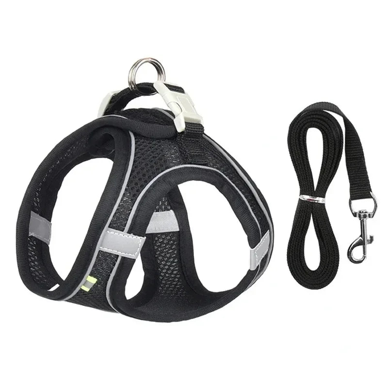 Chaleco de Seguridad para Mascotas con Correa Ajustable