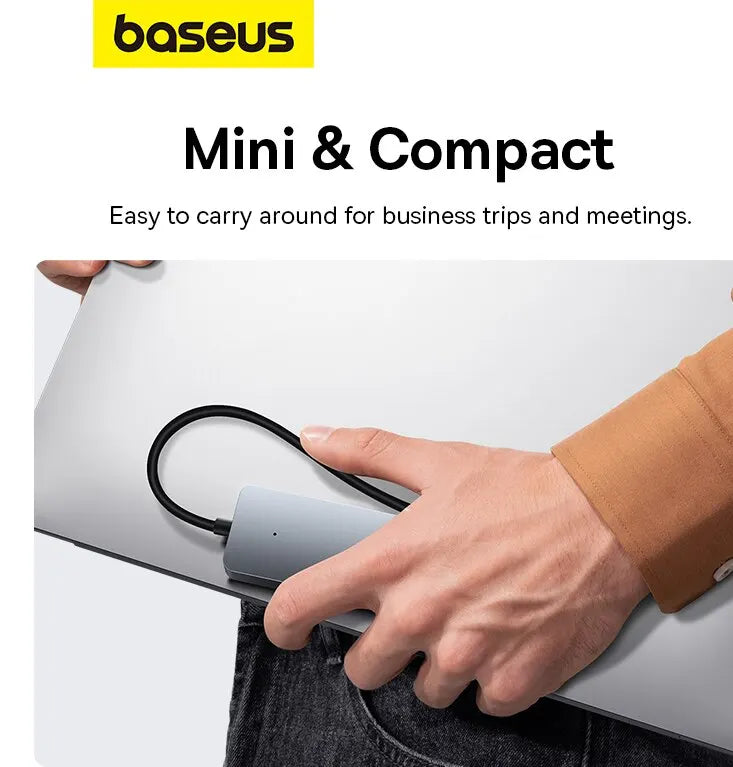 Hub USB 3.0 Baseus de 4 Puertos