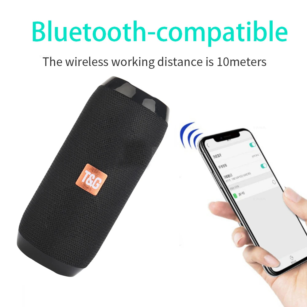 ALTAVOZ BLUETOOTH PORTÁTIL INALÁMBRICO CON RADIO FM