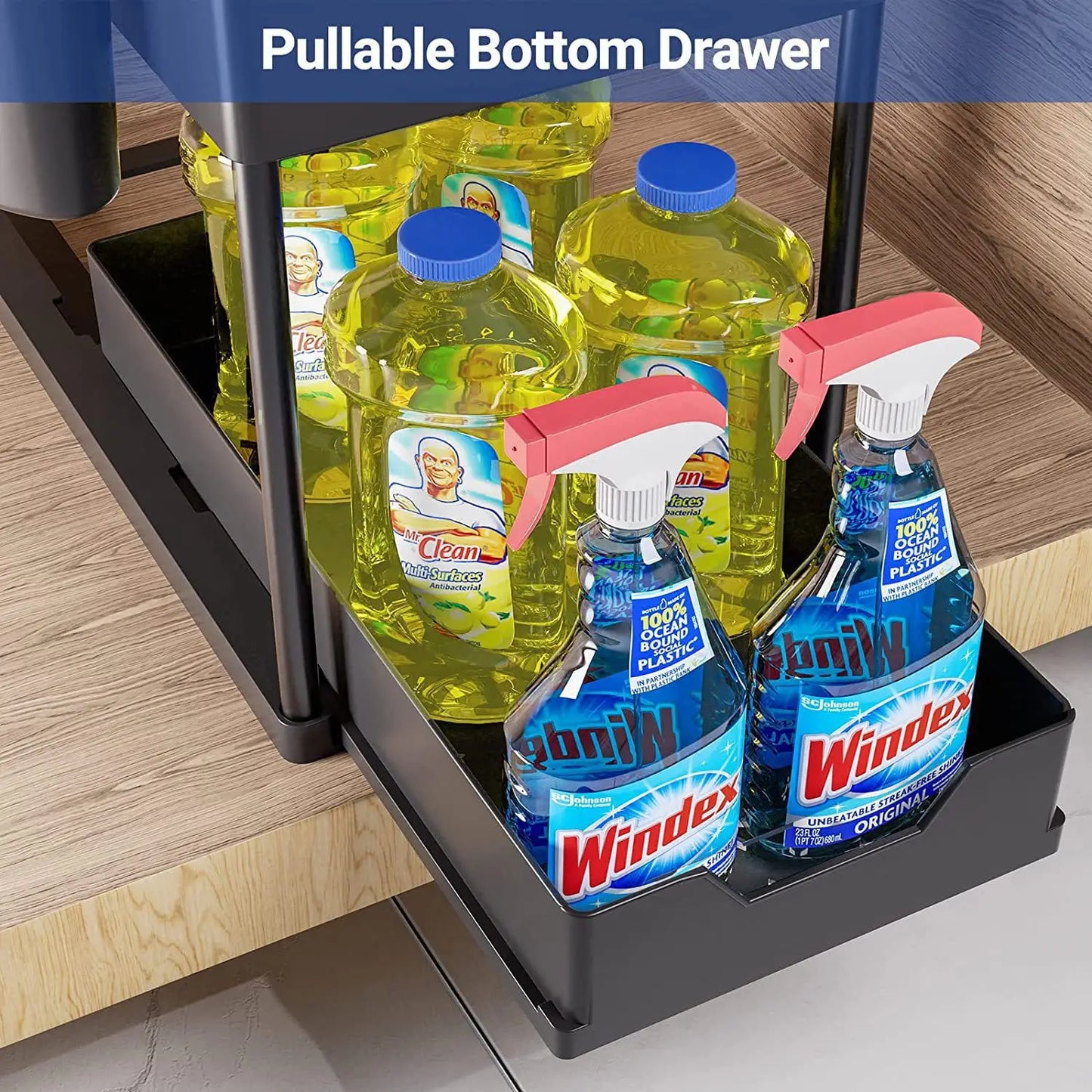 Organizador Multifuncional de Cocina y Baño de 2 Niveles