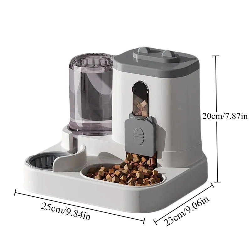 Comedero Automático para Gatos con Dispensador de Agua