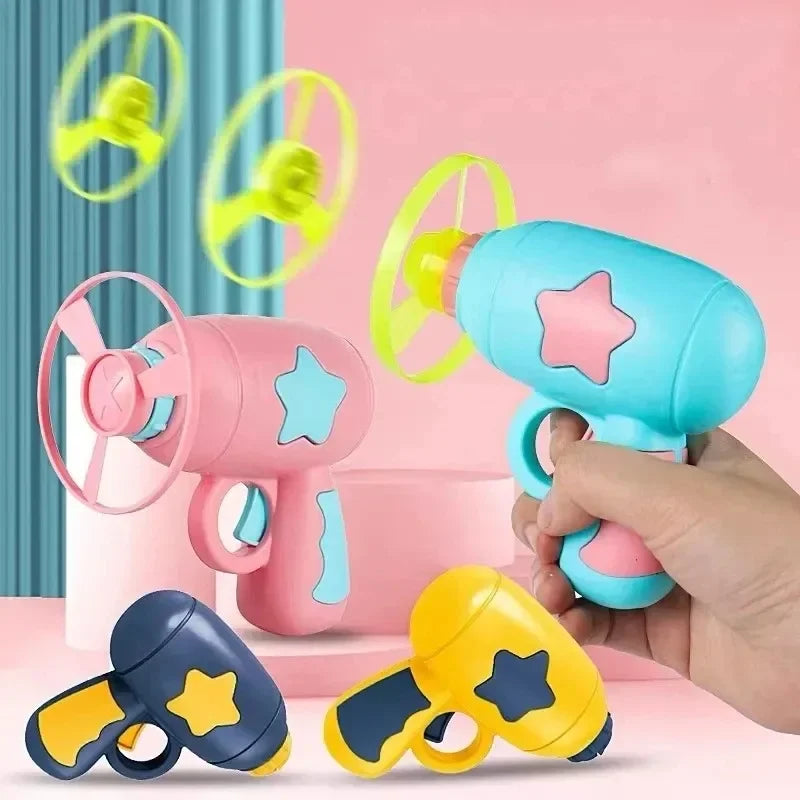 Mini Pistola Lanza Discos para Gatos – Juguete Interactivo de Entrenamiento y Diversión