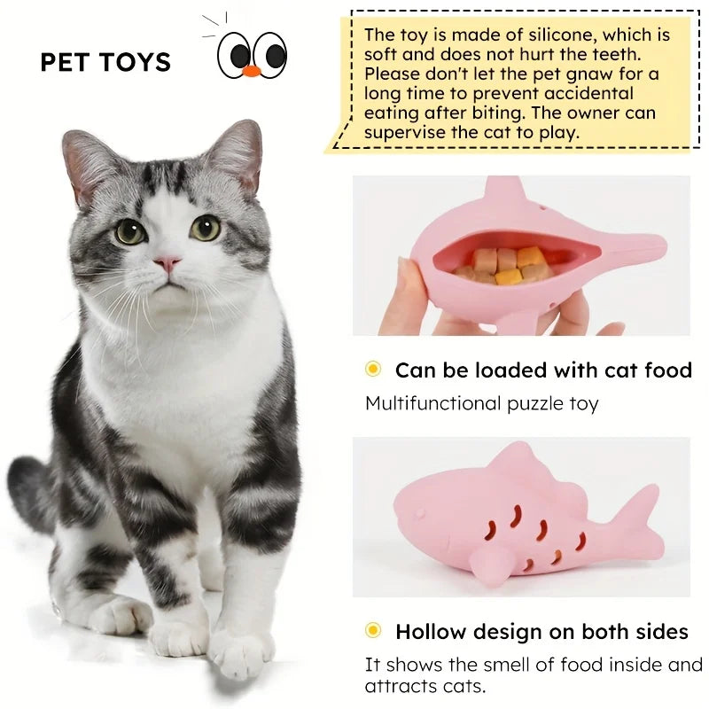 Juguete Interactivo para Perros y Gatos – Dispensador de Premios y Limpieza Dental